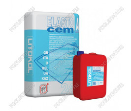 Гидроизоляция ELASTOCEM (А+B) компонент B (канистра) 8 л