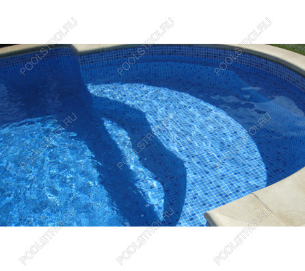 Пленка-мозаика для отделки бассейнов SUPRA blue mosaic 1123/01 Elbtal Plastics