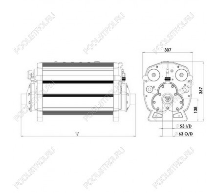 Электронагреватель Elecro Titan Optima Plus СP-96 Titan 96 кВт (380В)